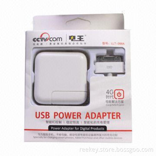 USB Data Cable for iPhone 4 with Adapter, 1m Length